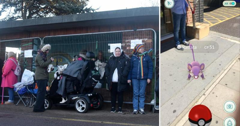 How destroying the bus shelter at centre of nine-day protest could ruin...Pokémon! How destroying the bus shelter at centre of nine-day protest could ruin...Pokémon!