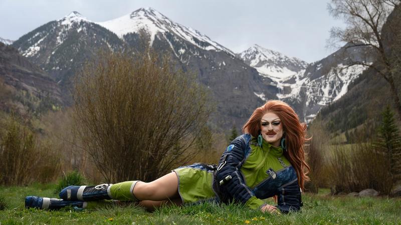This Green Queen Raised a Million Bucks for Charity by Hiking 100 Miles in Drag