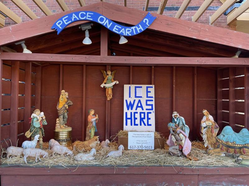 Massachusetts Church's 'ICE Was Here' Nativity Scene Is Protected Speech, Even if ICE Doesn't Like It