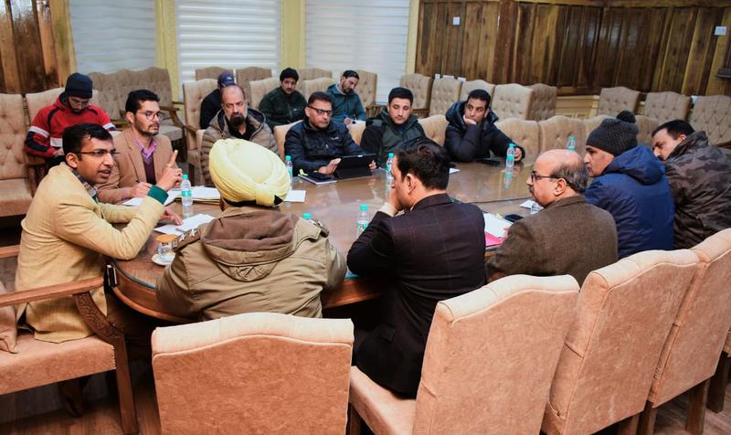 Div Com for vibrant winter tourism activities at Sonamarg Div Com for vibrant winter tourism activities at Sonamarg
