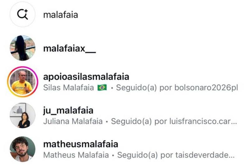 Perfis de Lula e deputados 'somem' de buscas no Instagram, que alega problema técnico