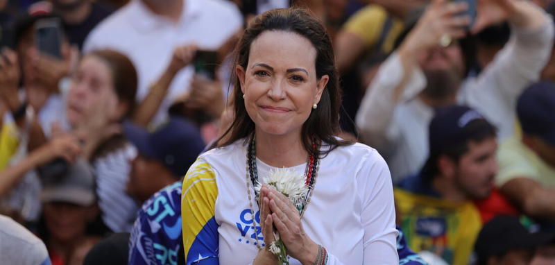 Aufgetauchte des Tages: María Corina Machado