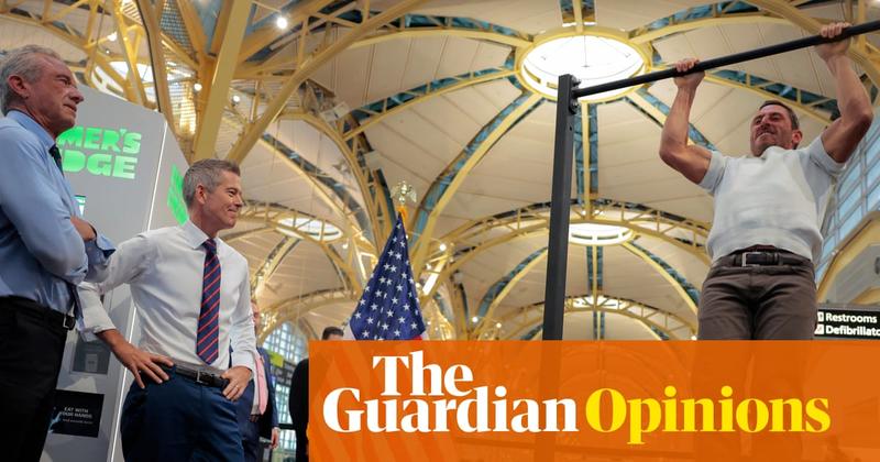Sean Duffy wants to bring ‘civility’ to air travel … so why is he doing pull-ups at the airport?