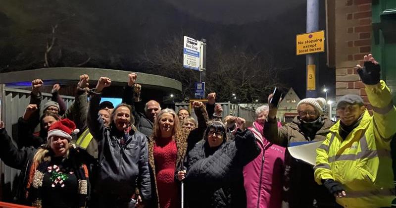 People power wins out as town council votes to SAVE bus shelter People power wins out as town council votes to SAVE bus shelter