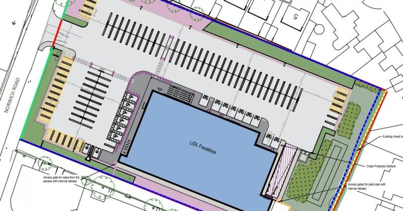 Lidl store bid gets mixed reaction from town locals