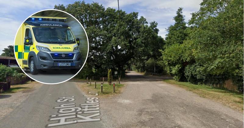 Person in hospital after crash at junction Person in hospital after crash at junction