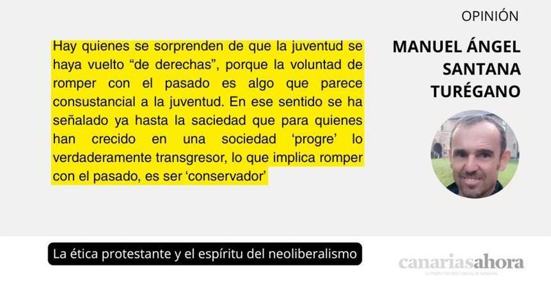 La ética protestante y el espíritu del neoliberalismo