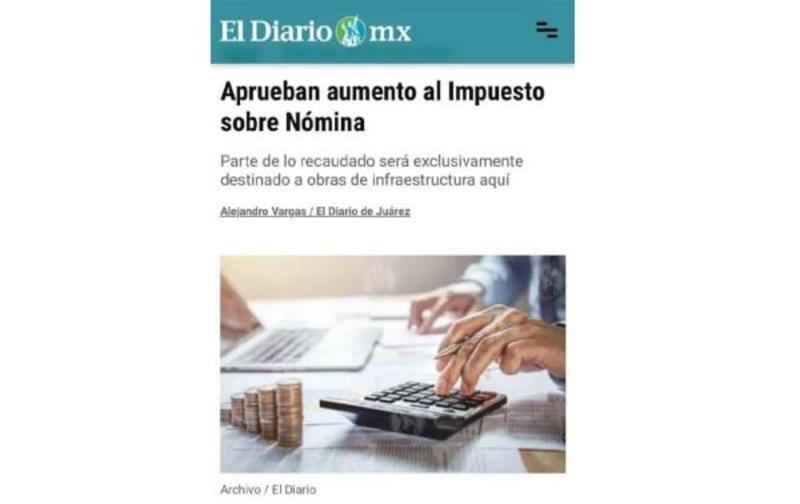 Empresarios de Juárez contra los de Chihuahua por ISN Empresarios de Juárez contra los de Chihuahua por ISN