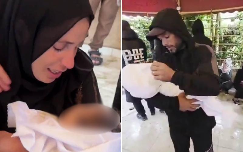 ‘The cold killed her’: 8-month-old dies as Storm Byron soaks Gaza displacement camps