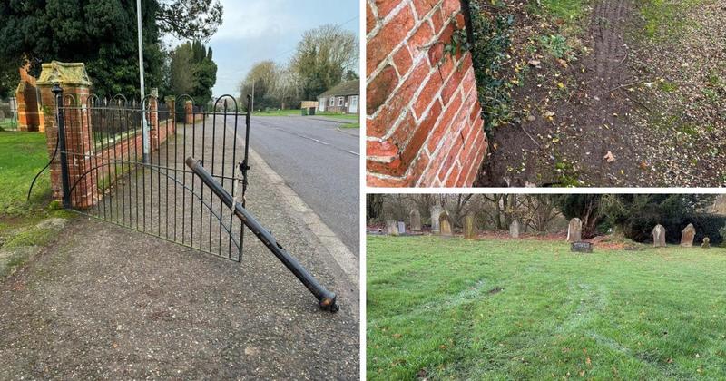 CCTV appeal launched after late night break-in at Norfolk village cemetery