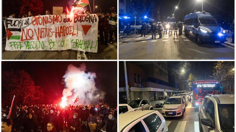 Virtus Hapoel, manifestazione oggi a Bologna. Lepore: “Resti un evento sportivo”. La diretta