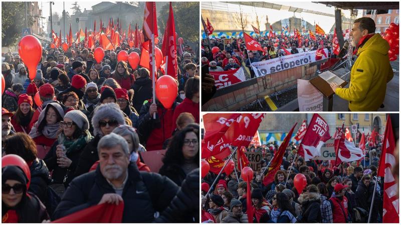 Sciopero generale Cgil, in migliaia in corteo a Modena: le voci dei partecipanti Sciopero generale Cgil, in migliaia in corteo a Modena: le voci dei partecipanti