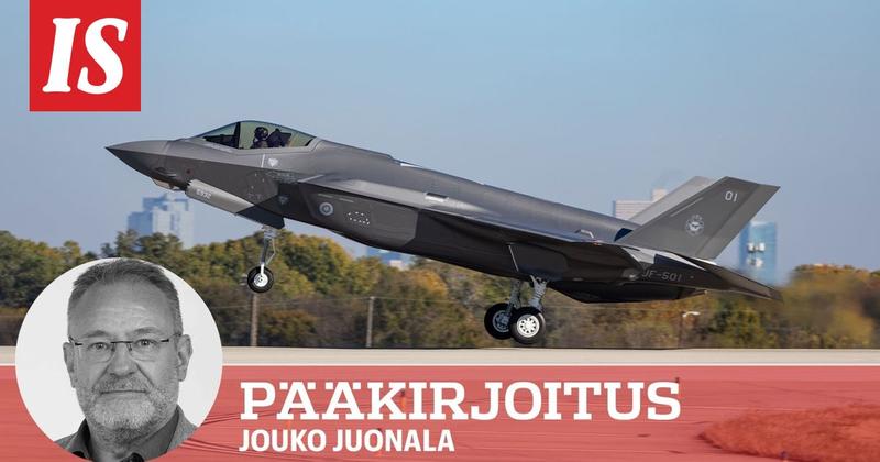 Pääkirjoitus: F-35 siirtää Suomen ilmavoimat aivan uuteen aikakauteen