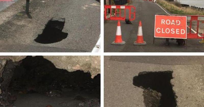 Progress on £1.3m bid to save sinking riverside road Progress on £1.3m bid to save sinking riverside road