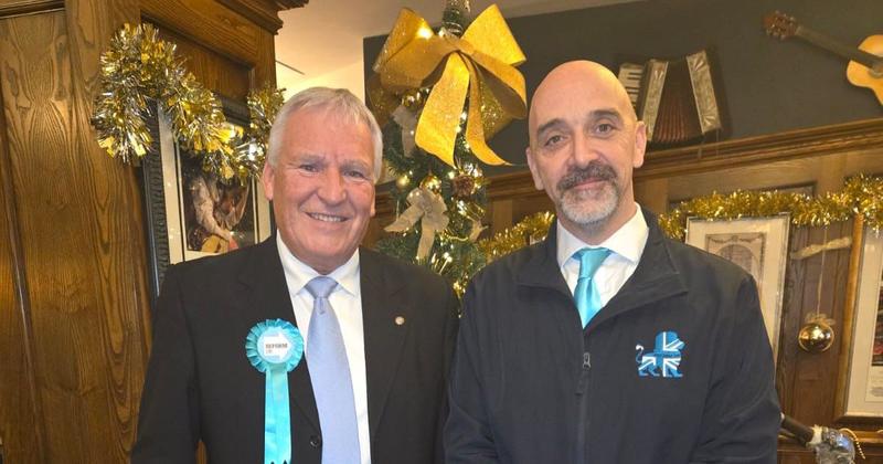 Ex-policeman romps home in two-horse race to claim by-election win for Reform Ex-policeman romps home in two-horse race to claim by-election win for Reform