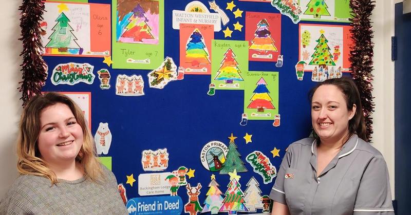 More than 200 pieces of children's artwork make up Christmas tree displays More than 200 pieces of children's artwork make up Christmas tree displays