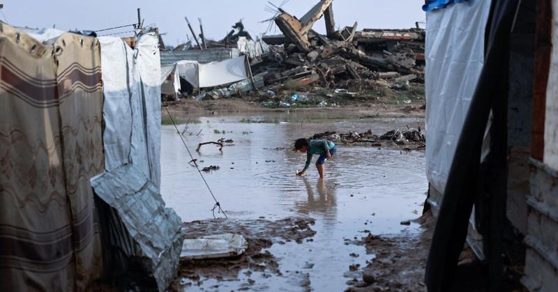 Gaza civil defence says 13 dead as heavy rains batter territory Gaza civil defence says 13 dead as heavy rains batter territory