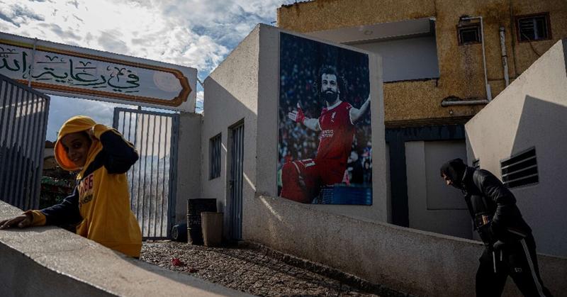 Salah admired from afar in his Egypt home village as club tensions swirl