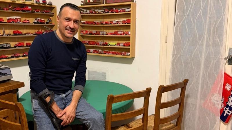 Amputato dopo l’incidente, il coraggio del pompiere Federico: “Voglio salvare altre vite”