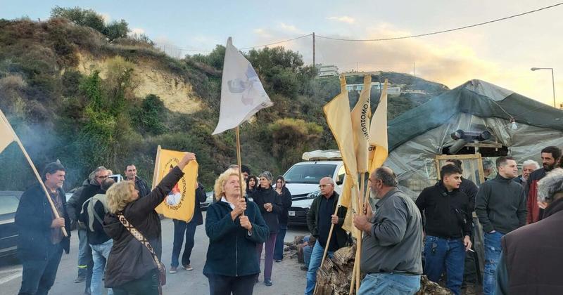 Στη Λάρισα οι αγρότες των Χανίων Στη Λάρισα οι αγρότες των Χανίων