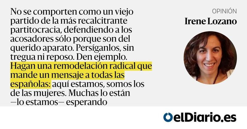 ‘Acoso’, la palabra del año para el PSOE