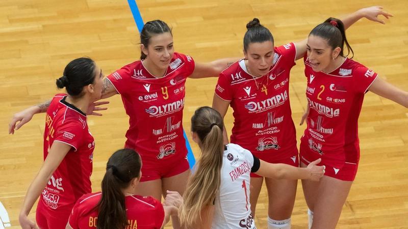 Olimpia Teodora 10 e lode. Blitz da due punti in Emilia