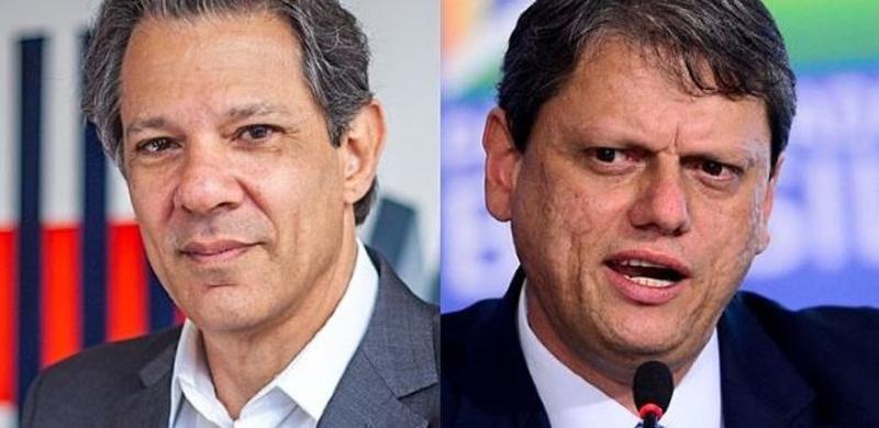 Entrada de Haddad em campo complica Tarcísio