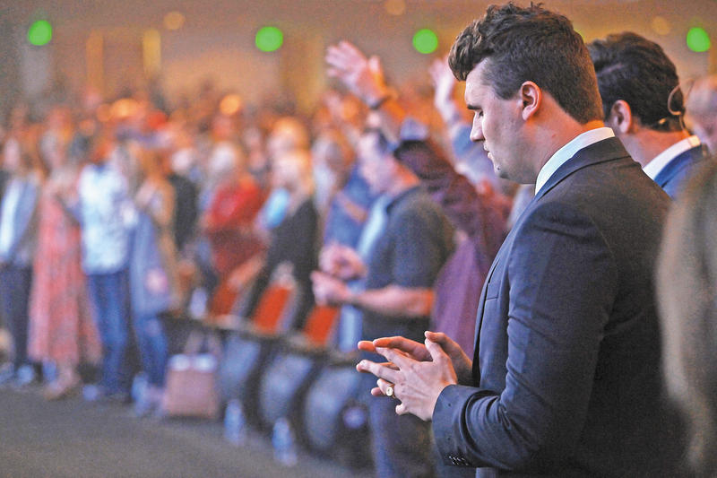 Charlie Kirk rallies for a day of rest and reconnection in his closing argument