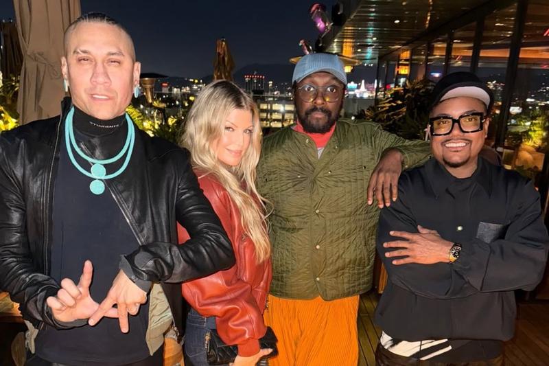 Fergie sorprende con foto a lado de Black Eyed Peas ¿se reunirán en el escenario?