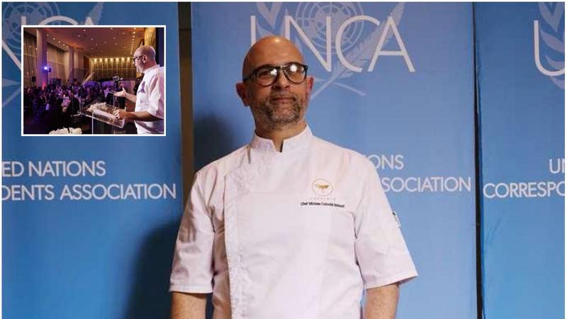 Cena degli 80 anni dell’Onu, la firma è dello chef bolognese Casadei Massari: “Un menù per sentirsi casa. In tavola tutta la mia terra”