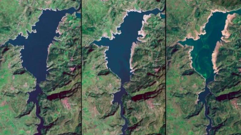 L’allarme di Copernicus sul lago in Sardegna: in tre anni scomparse quasi metà delle riserve. Gli scatti dal satellite