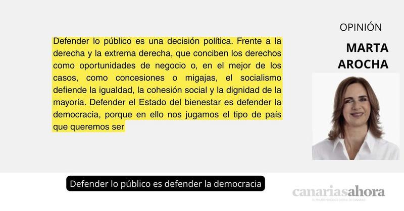 Defender lo público es defender la democracia