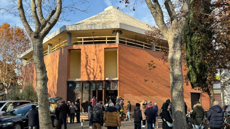 Fano, l’ultimo saluto a Roberto Ansuini nella chiesa di San Pio X