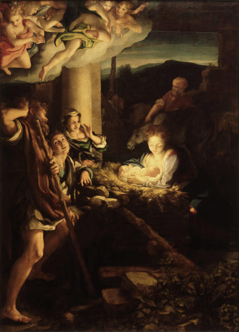 Celebri Natività dipinte. Capolavori da Correggio a Domenichino, da Gerrit van Honthorst a Mathias Stom.