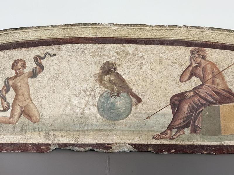 Pompei, Ã¨ tornato a casa l'Â«Ercole bambinoÂ» L'affresco arrivato illegalmente negli Usa |Â Ft