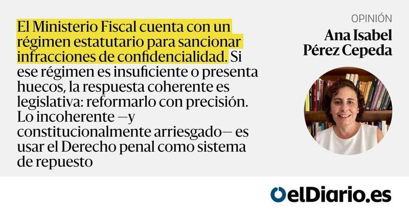 El artículo 417 Código Penal y el fiscal general
