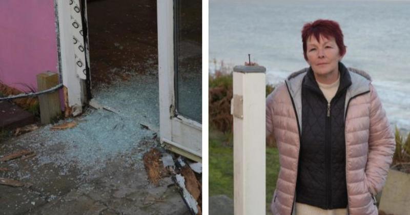 Homes about to be demolished are ransacked by thieves