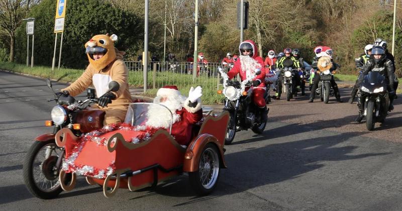 Praise and gratitude for bikers' festive toy run to Swindon's GWH