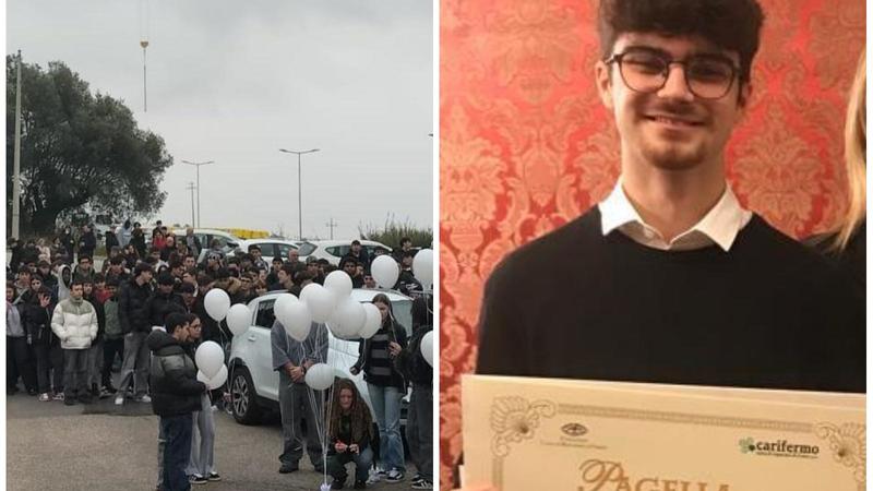 Malattia fatale a 18 anni, palloncini bianchi e una poesia per salutare Alessio. “Studente modello, brillante e generoso”