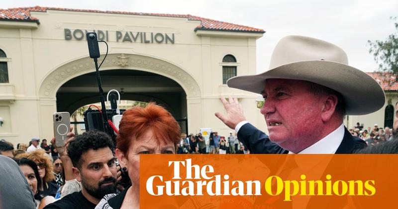 At the Bondi vigil, Pauline and Barnaby turned tragedy into opportunism. It is inexcusable