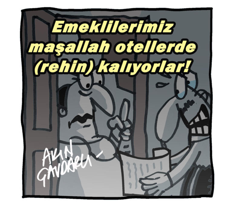 Emekliler otellerde kalıyor. Ama rehin olarak! Emekliler otellerde kalıyor. Ama rehin olarak!