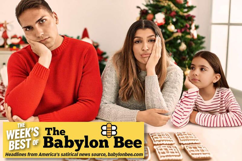 Best of the Babylon Bee: Cali family still waiting for permit to build gingerbread house Best of the Babylon Bee: Cali family still waiting for permit to build gingerbread house
