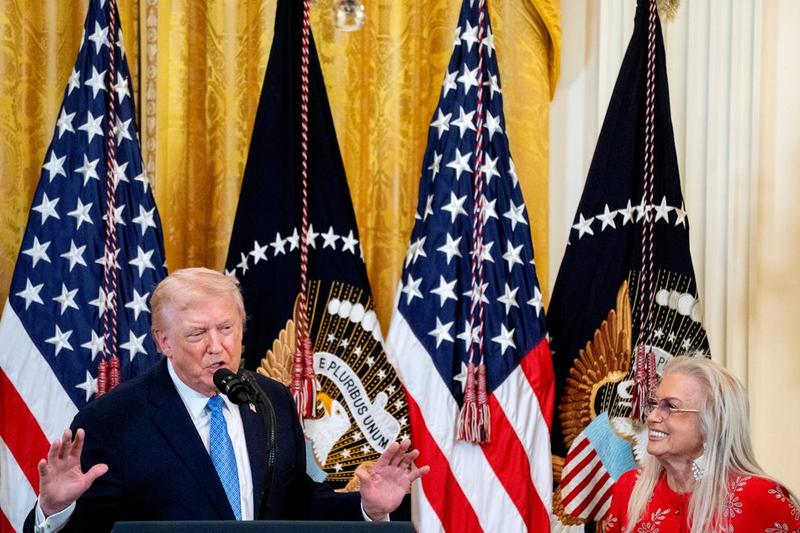 Trump “Jokes” About Third Term as Miriam Adelson Offers Him Millions