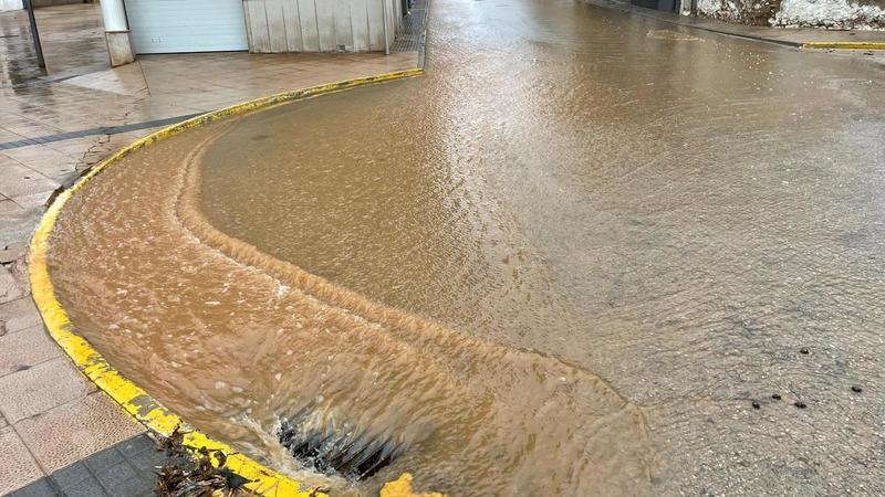 Alcanar vive el segundo episodio de lluvias torrenciales en una semana y vuelve a activar las alertas ante inundaciones