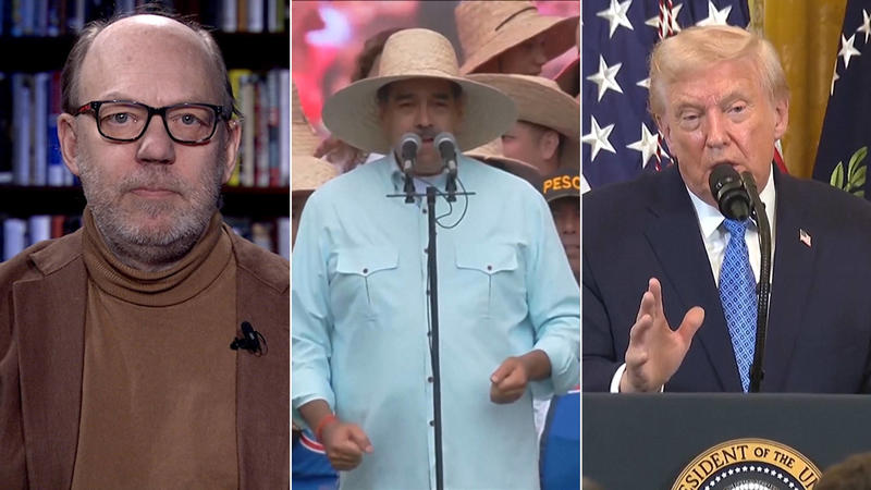 Historian: US Escalation Against Venezuela Isn’t About Drugs — It’s About Maduro Historian: US Escalation Against Venezuela Isn’t About Drugs — It’s About Maduro