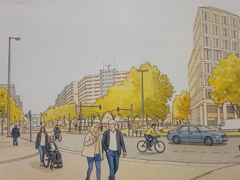 „Mehr Amsterdam, weniger Houston“: Senat zeigt neue Verkehrsvisionen für Berlin-Mitte