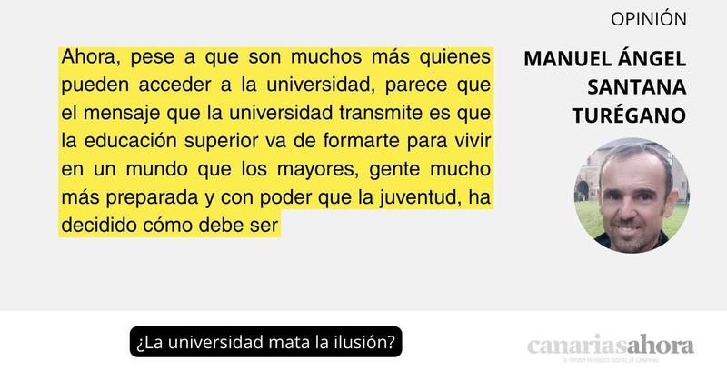 ¿La universidad mata la ilusión?