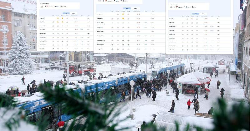FOTO Pogledajte ove karte: Božić bi mogao biti bijeli, u ovim gradovima počet će padati već na Badnjak?