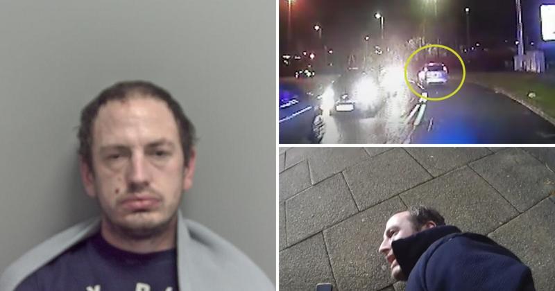 Dangerous driver 'put lives at risk' during high-speed police chase through city