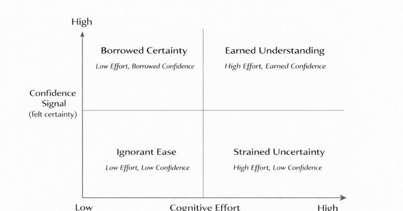 Borrowed Certainty and the Cost of AI's Perfect Answers